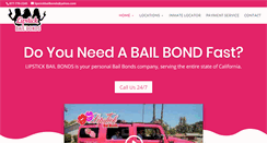 Desktop Screenshot of lipstickbailbonds.net